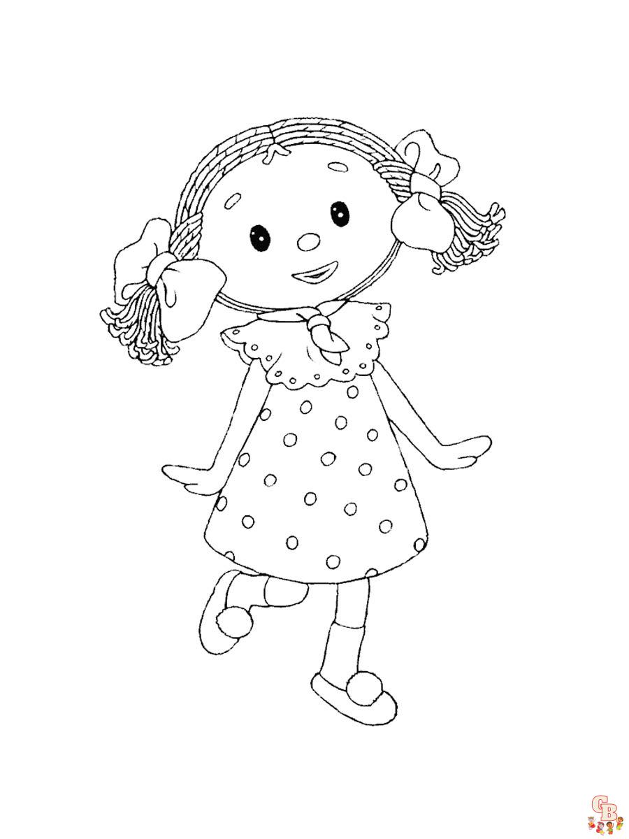 Andy Pandy Coloring Pages 13