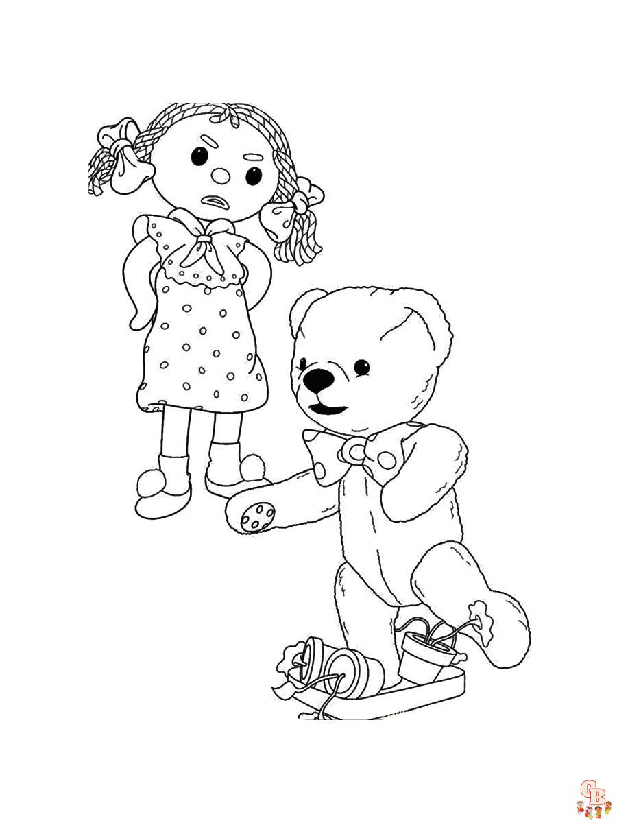 Andy Pandy Coloring Pages 14