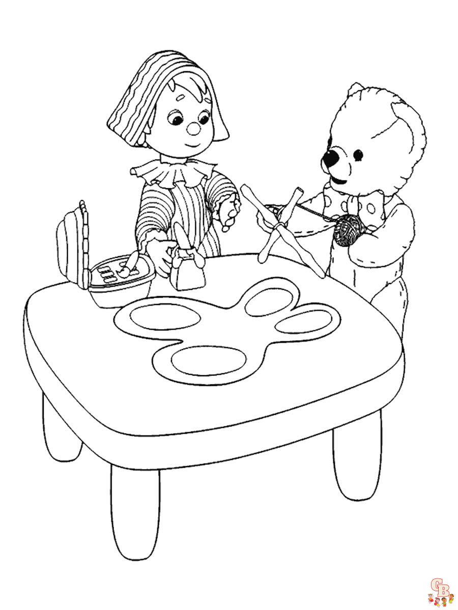 Andy Pandy Coloring Pages 16