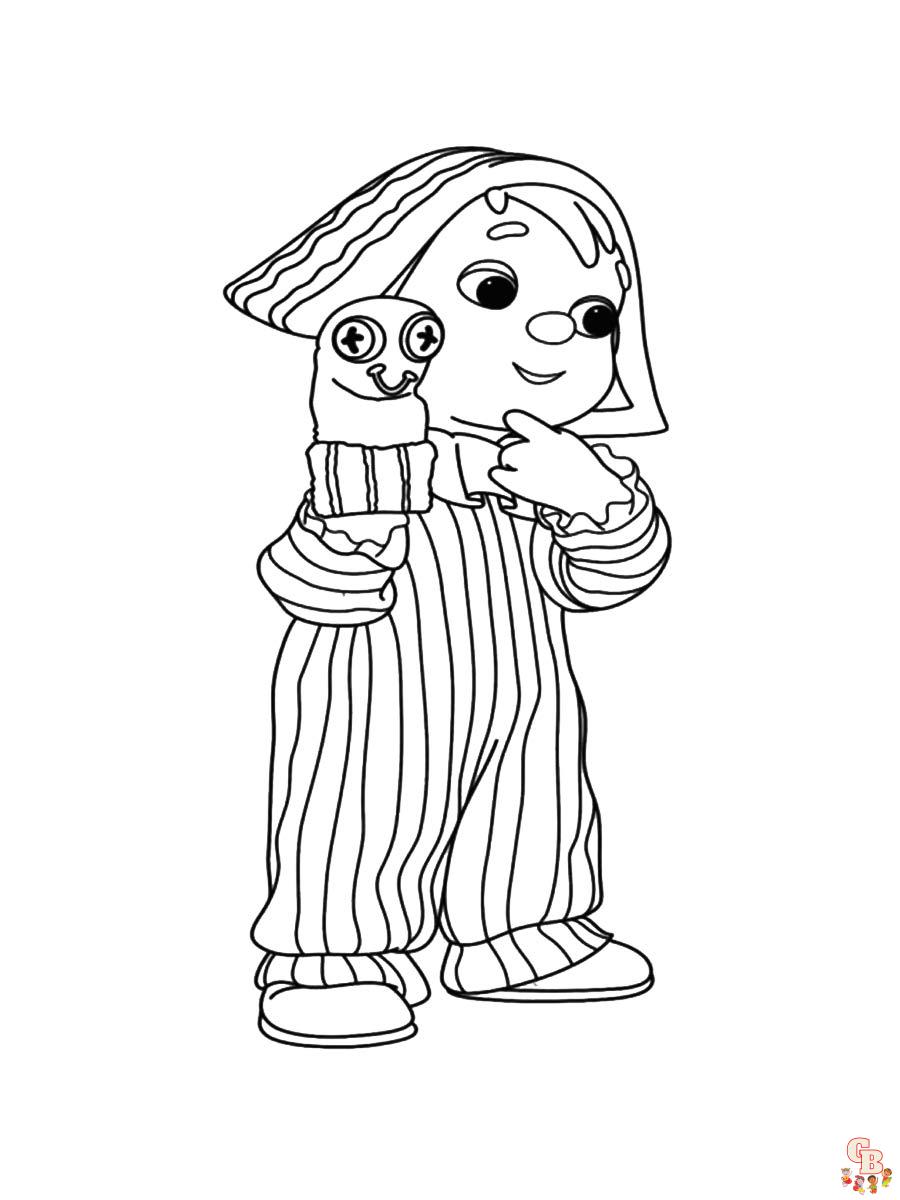 Andy Pandy Coloring Pages 19