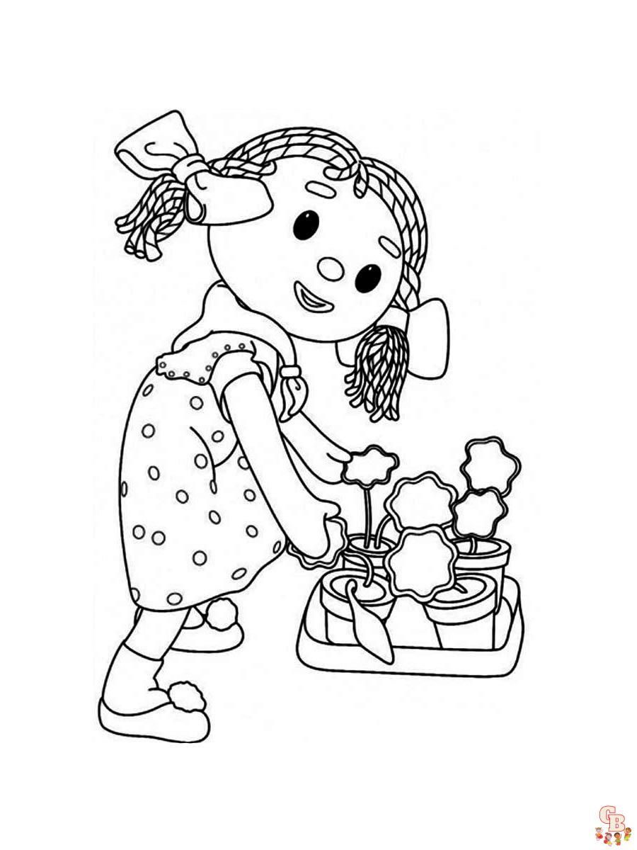 Andy Pandy Coloring Pages 21