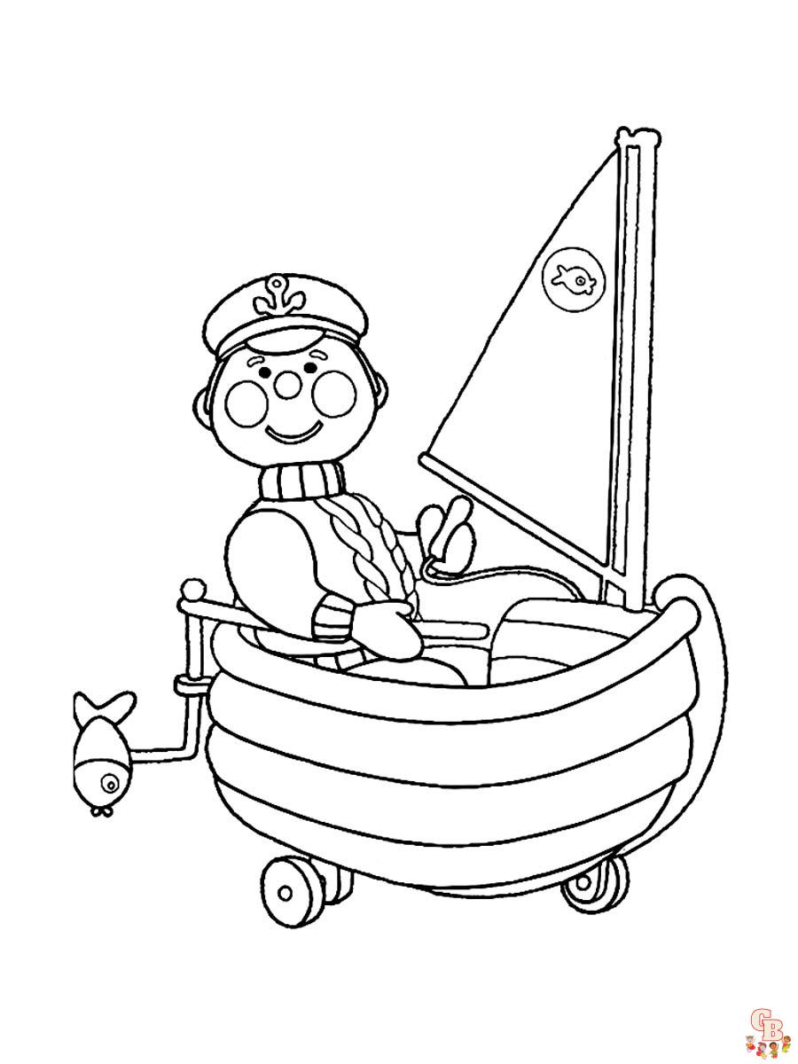 Andy Pandy Coloring Pages 3
