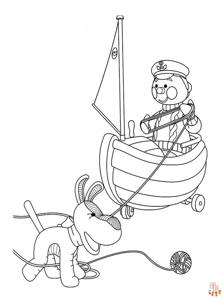 Andy Pandy Coloring Pages 4
