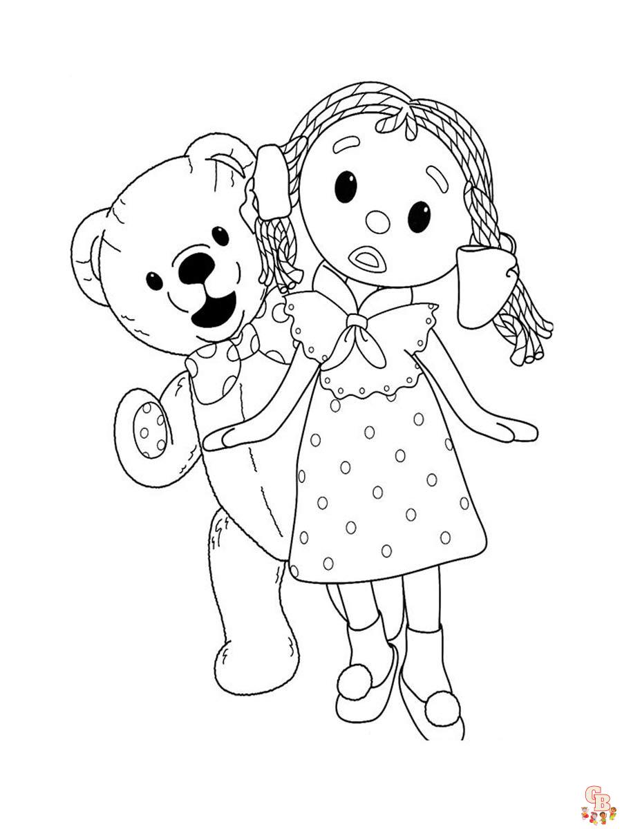 Andy Pandy Coloring Pages 5