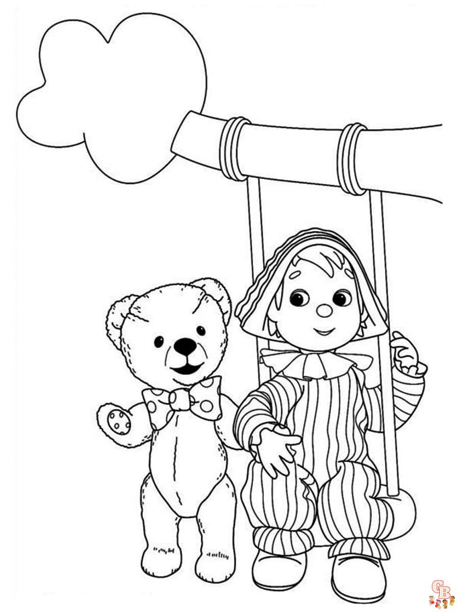 Andy Pandy Coloring Pages 7