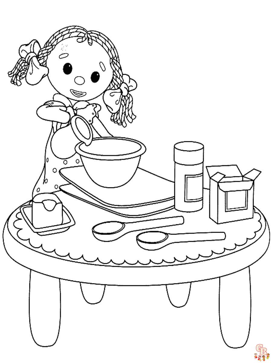 Andy Pandy Coloring Pages 8