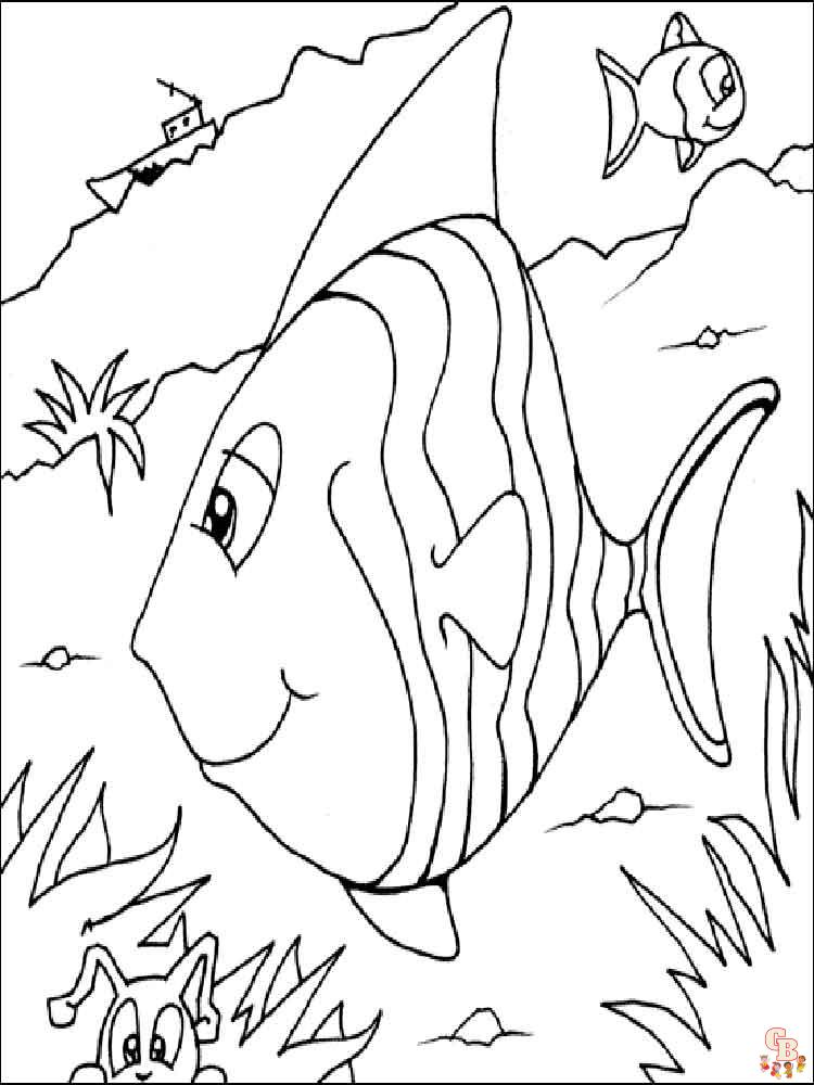 Angelfish Coloring Pages for kids