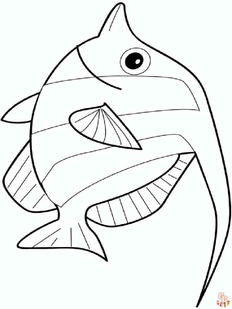Angelfish Coloring Pages 8