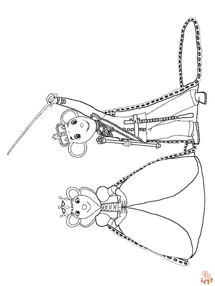Angelina Ballerina Coloring Pages 3