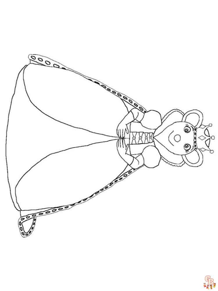 Angelina Ballerina Coloring Pages 5