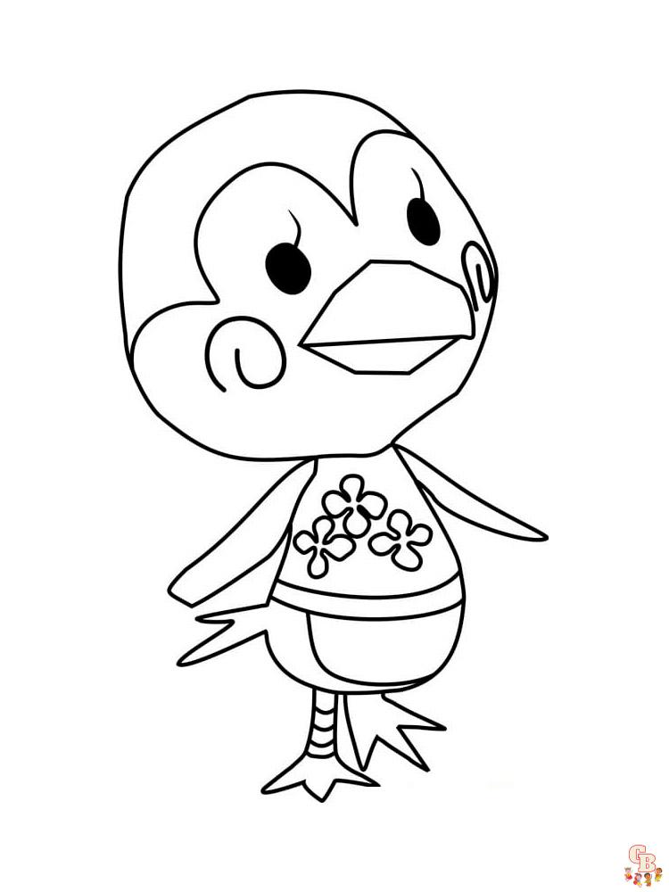 Animal Crossing Coloring Pages 10