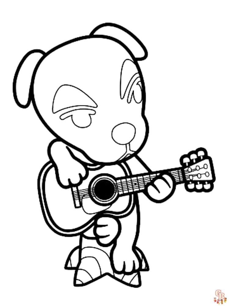 Animal Crossing Coloring Pages 13