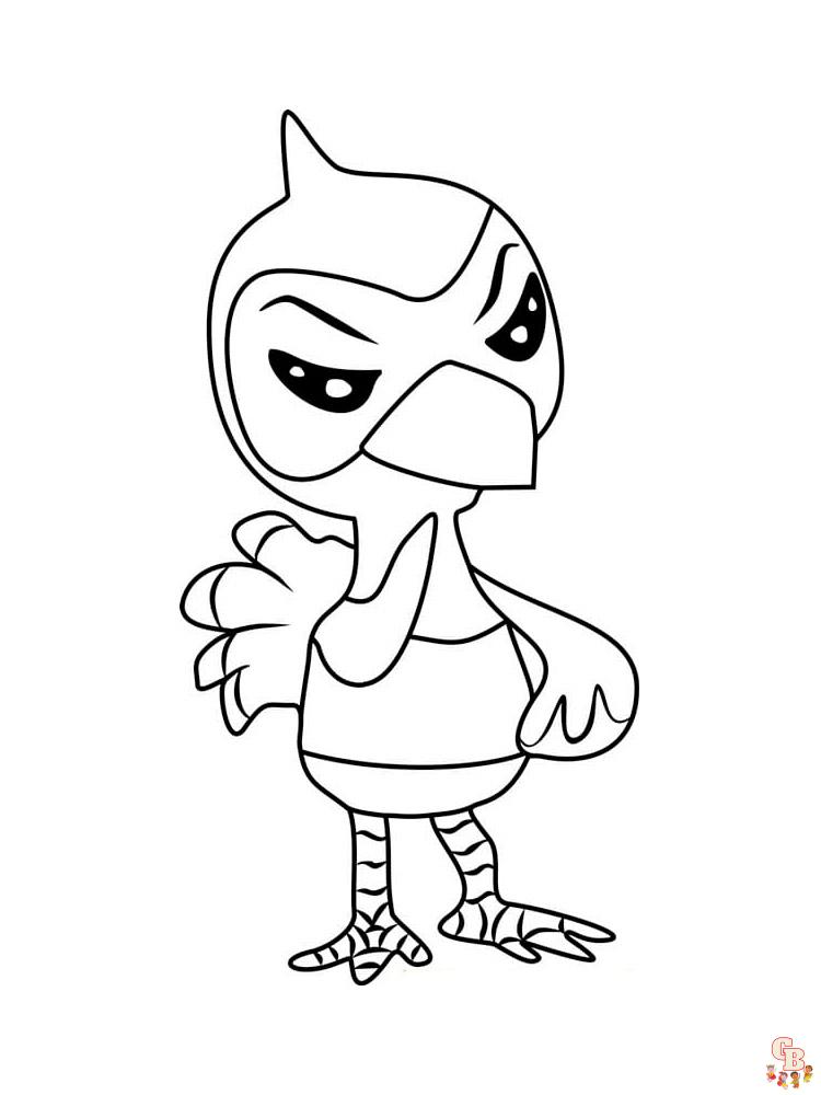 Animal Crossing Coloring Pages 25