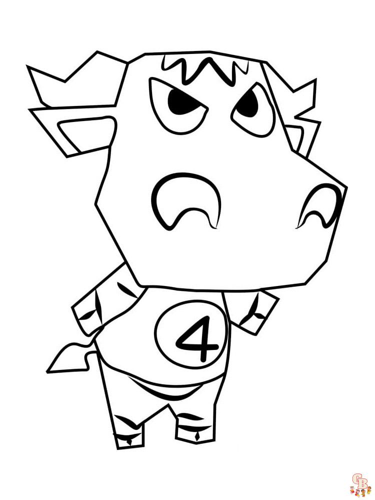 Animal Crossing Coloring Pages 26
