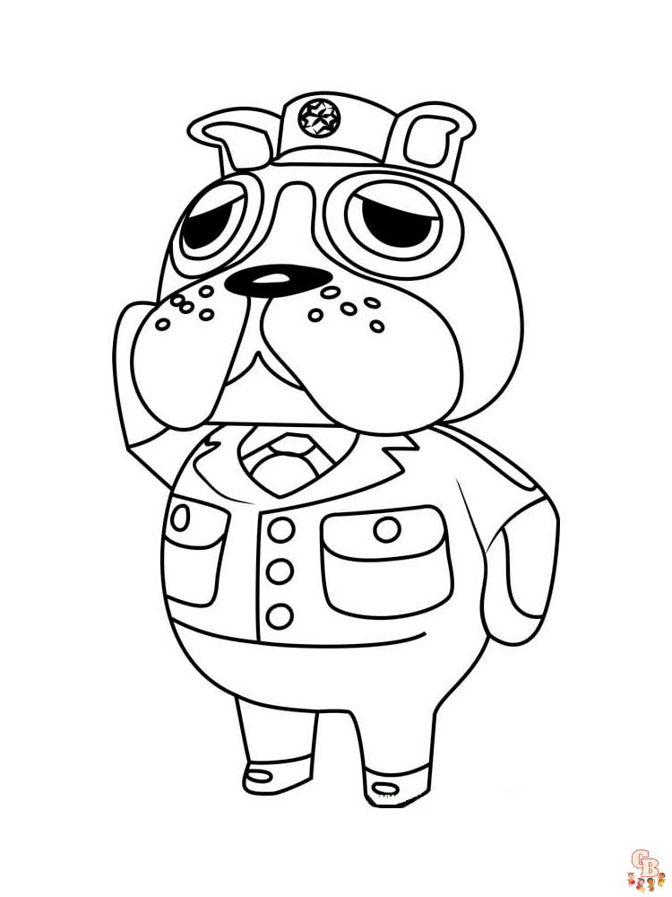Animal Crossing Coloring Pages 48