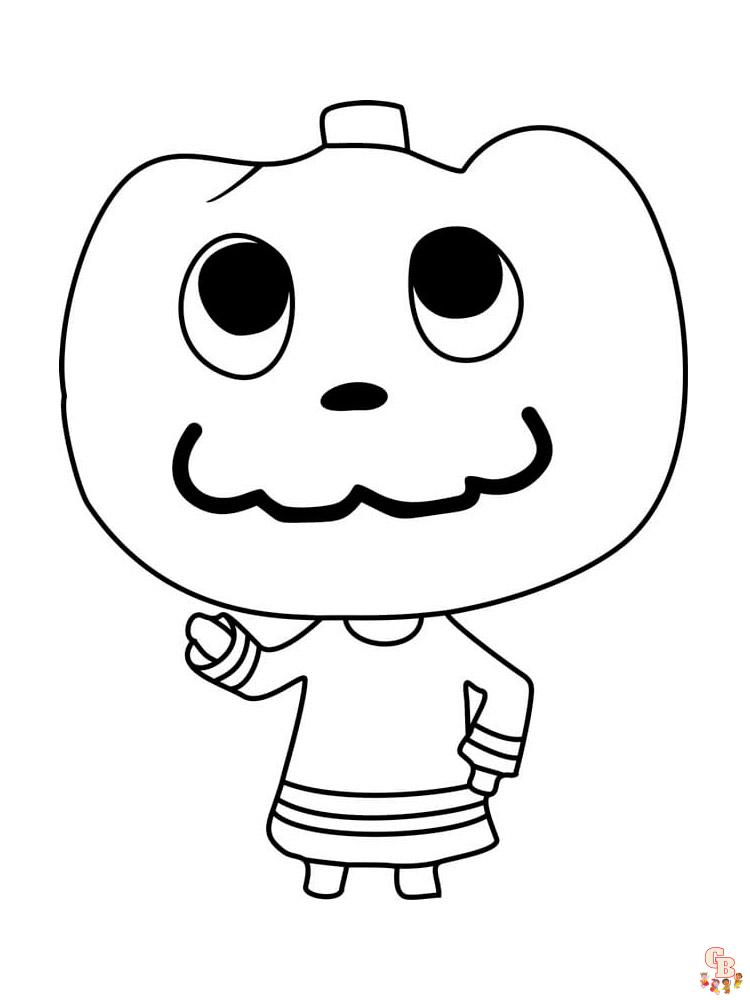 Animal Crossing Coloring Pages 49