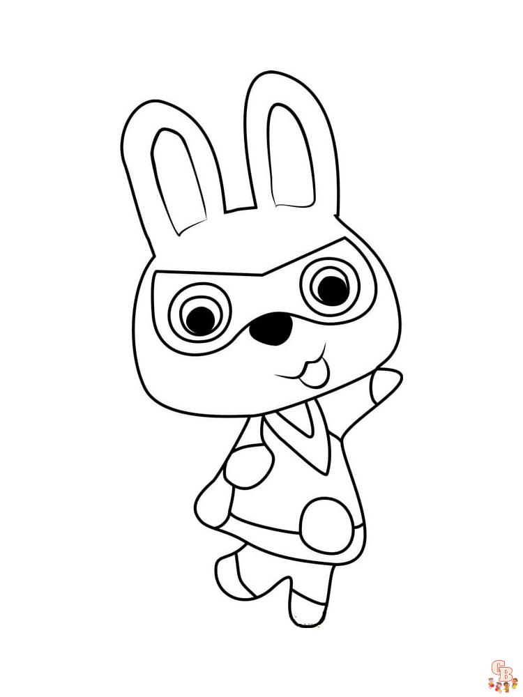 Animal Crossing Coloring Pages 50