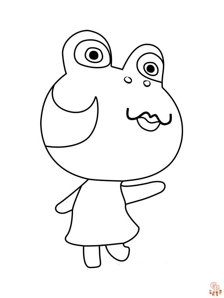 Animal Crossing Coloring Pages 52