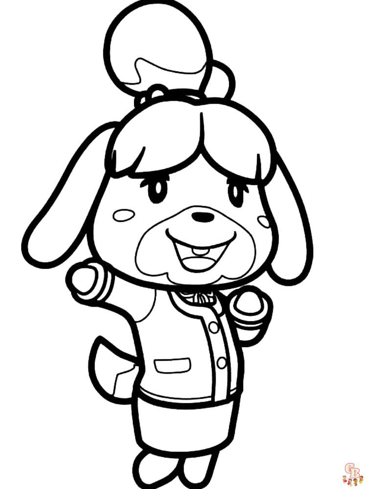 Animal Crossing Coloring Pages 57