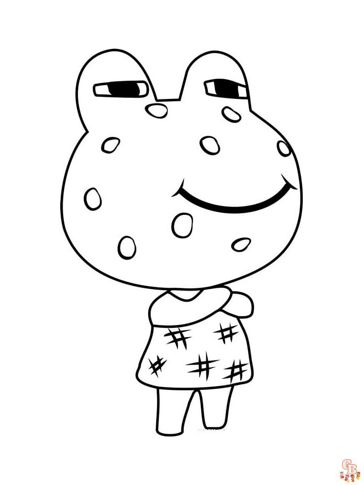 Animal Crossing Coloring Pages 61