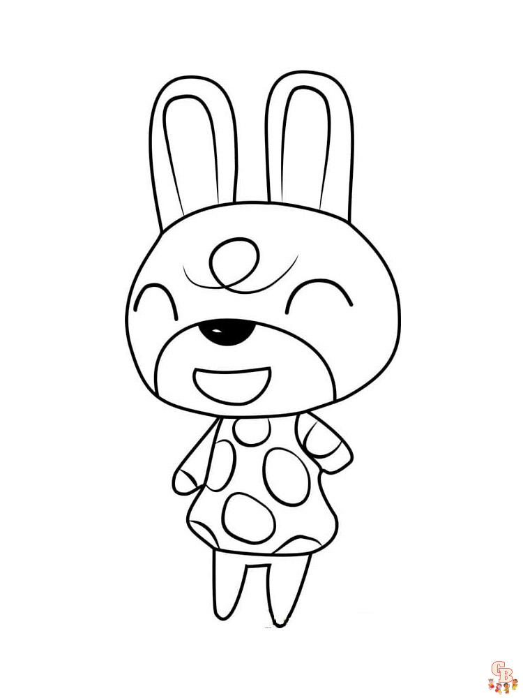 Animal Crossing Coloring Pages 62