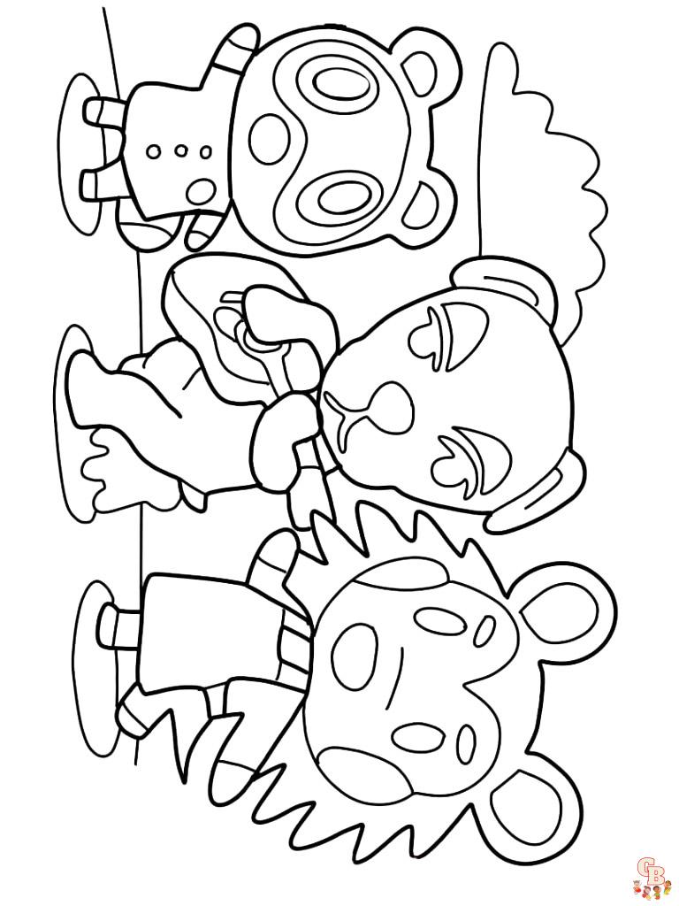 Animal Crossing Coloring Pages   Free Printables on GBcoloring