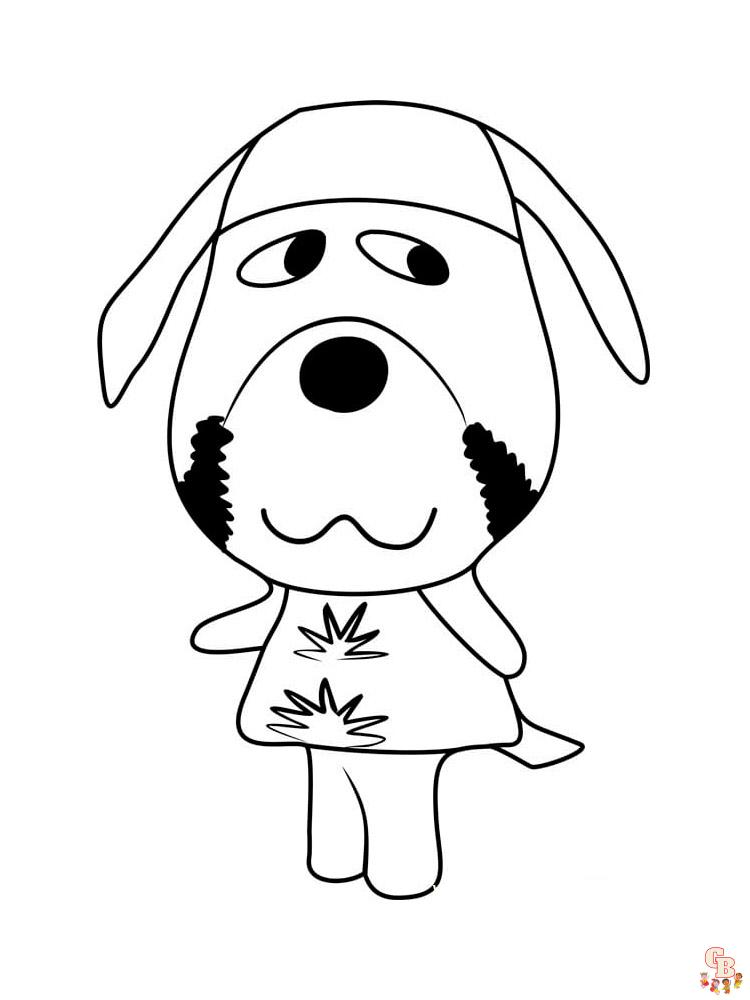 Animal Crossing Coloring Pages 74
