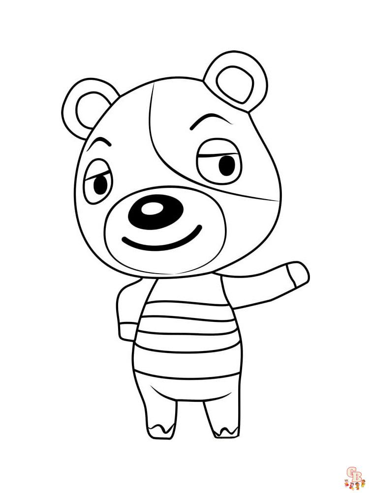 Animal Crossing Coloring Pages 76