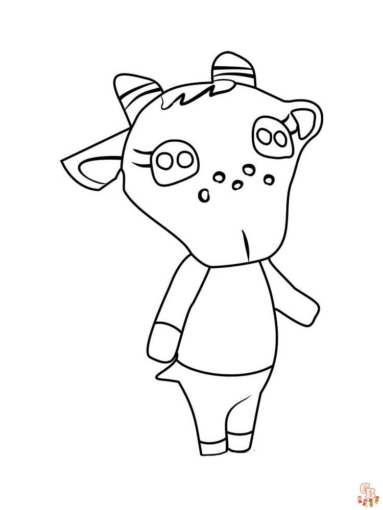 Animal Crossing Coloring Pages 77