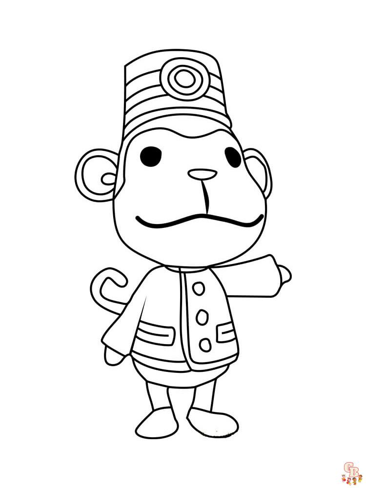Animal Crossing Coloring Pages 80
