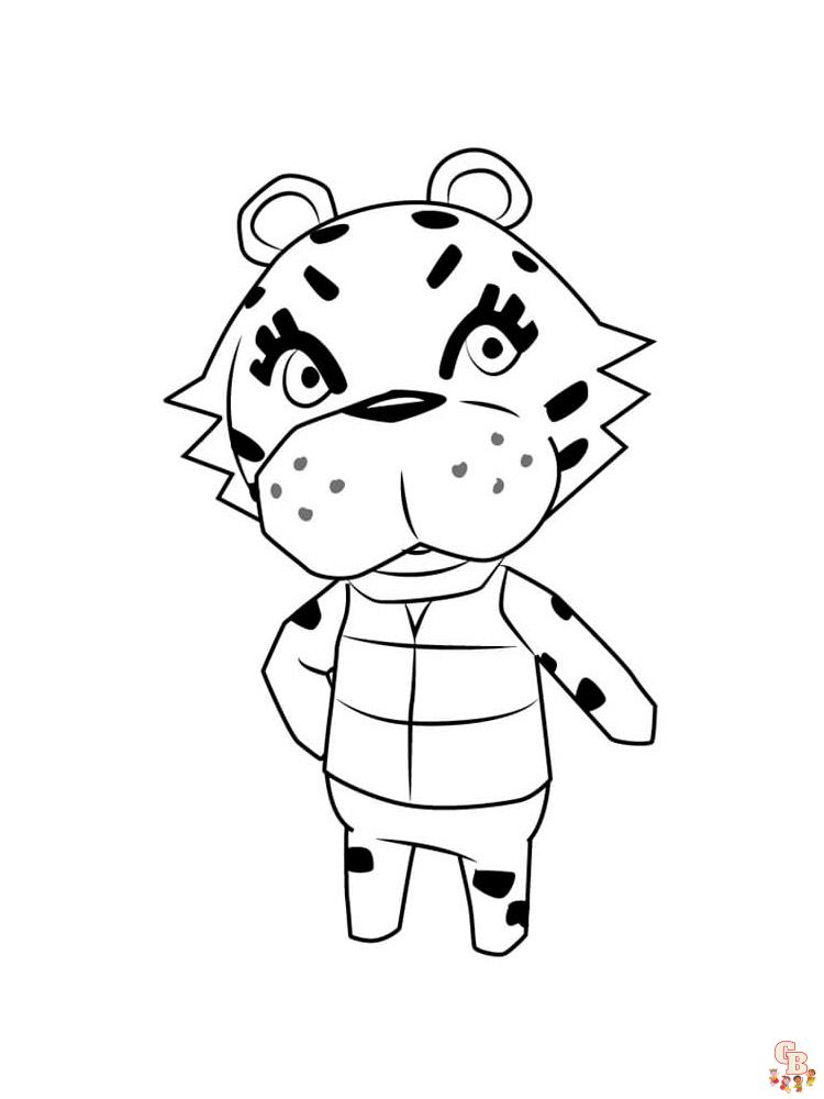 Animal Crossing Coloring Pages 82
