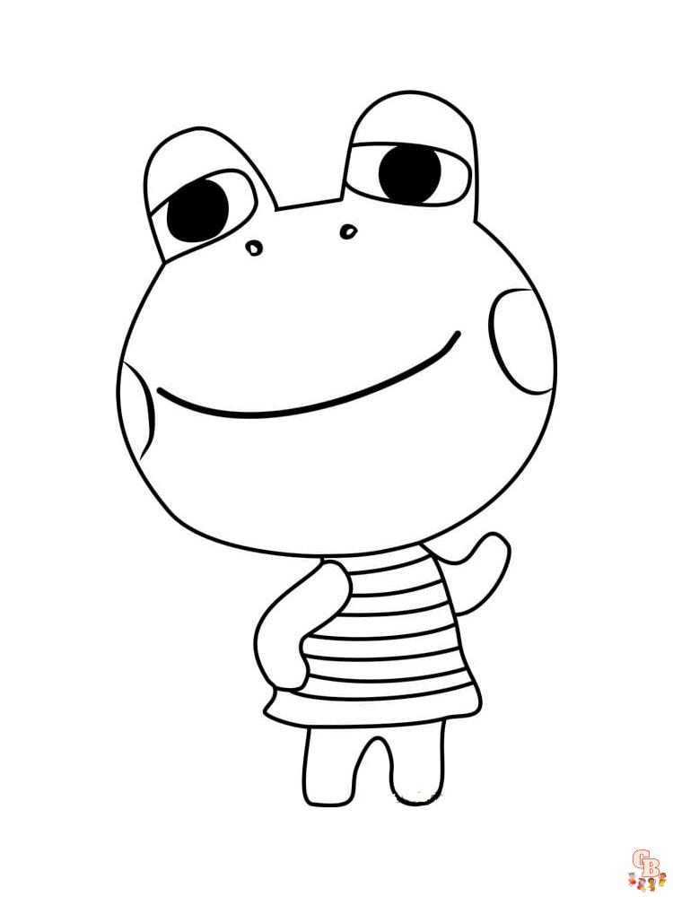 Animal Crossing Coloring Pages 83