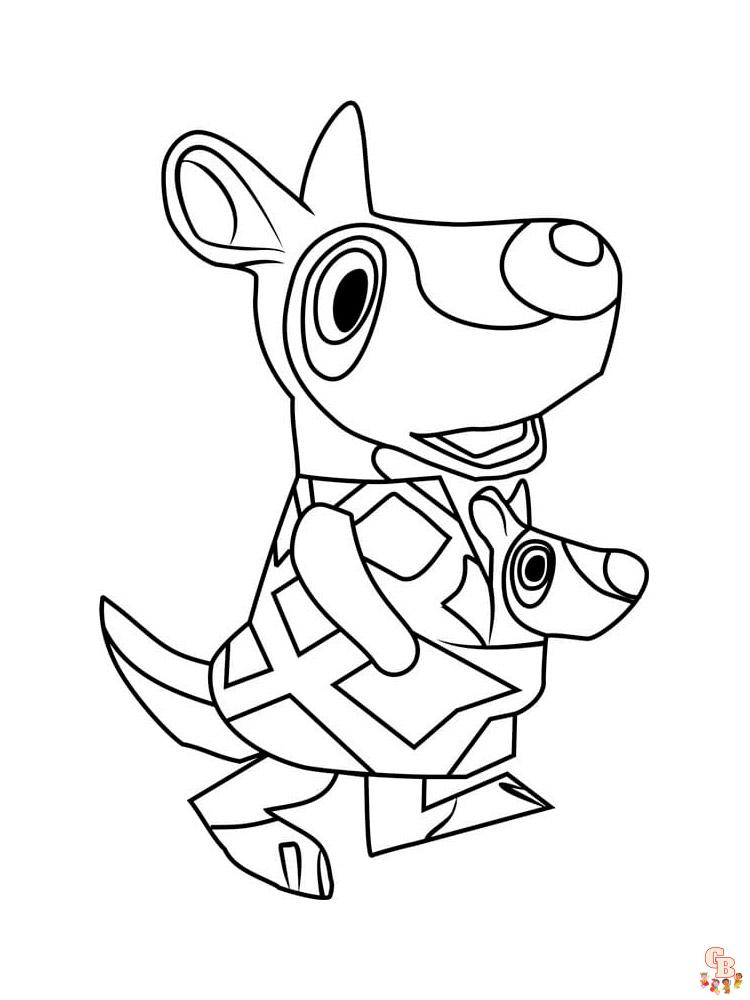 Animal Crossing Coloring Pages 85