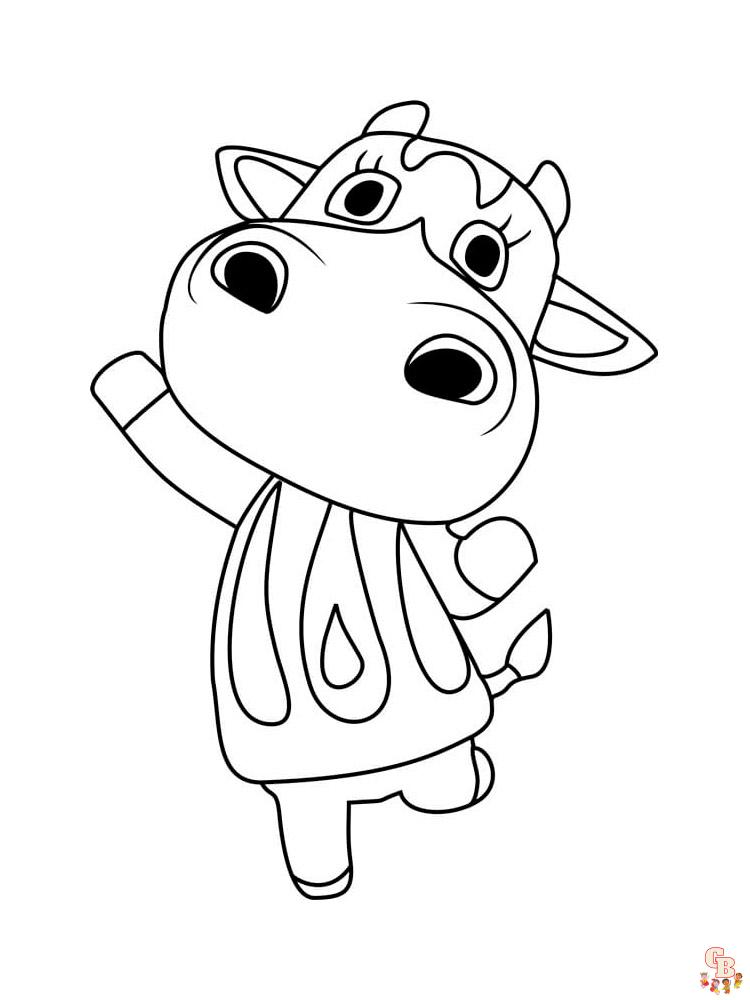 Animal Crossing Coloring Pages 86