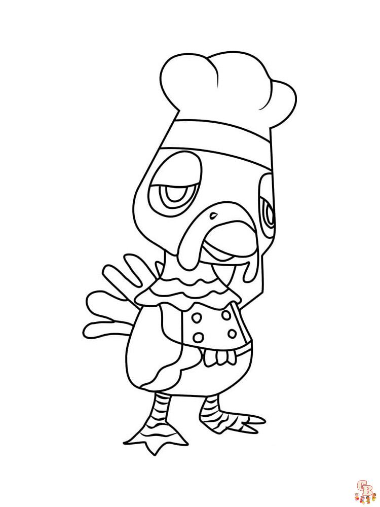 Animal Crossing Coloring Pages 87