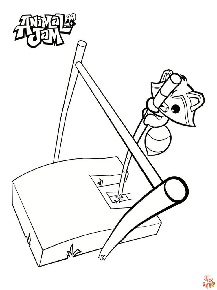 Animal Jam Coloring Pages 11