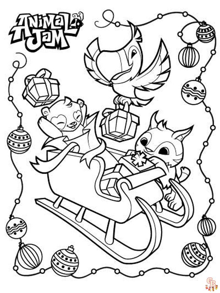 Animal Jam Coloring Pages 12
