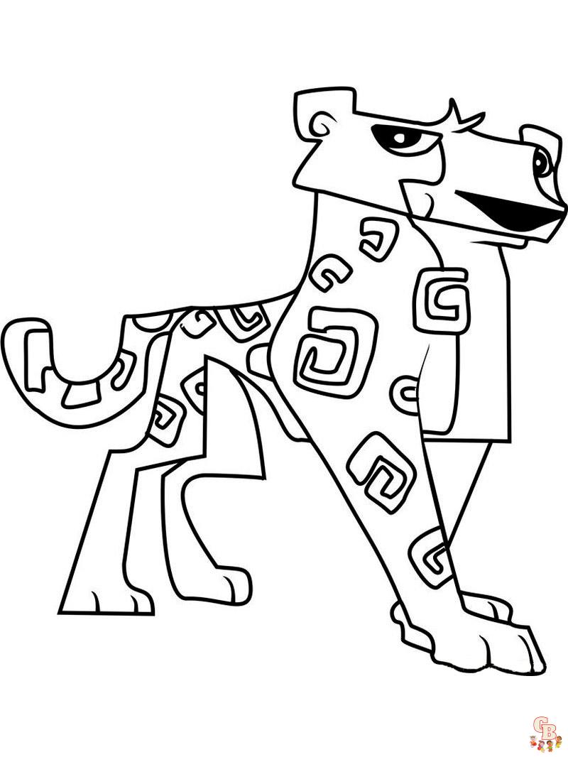 Animal Jam Coloring Pages 18