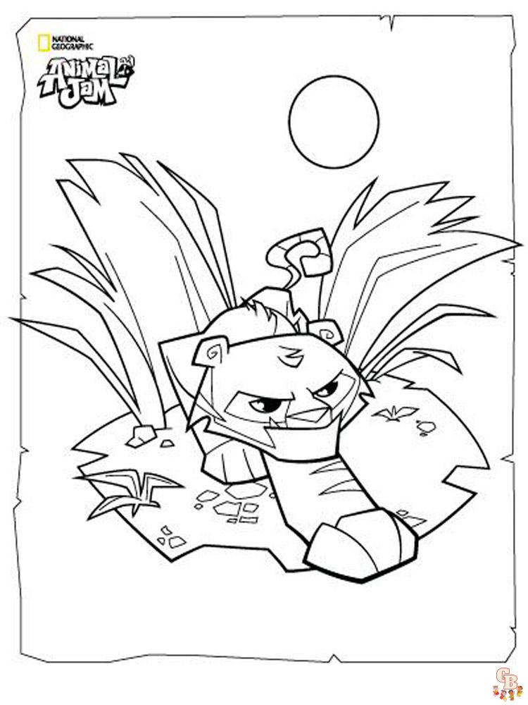 Animal Jam Coloring Pages 2