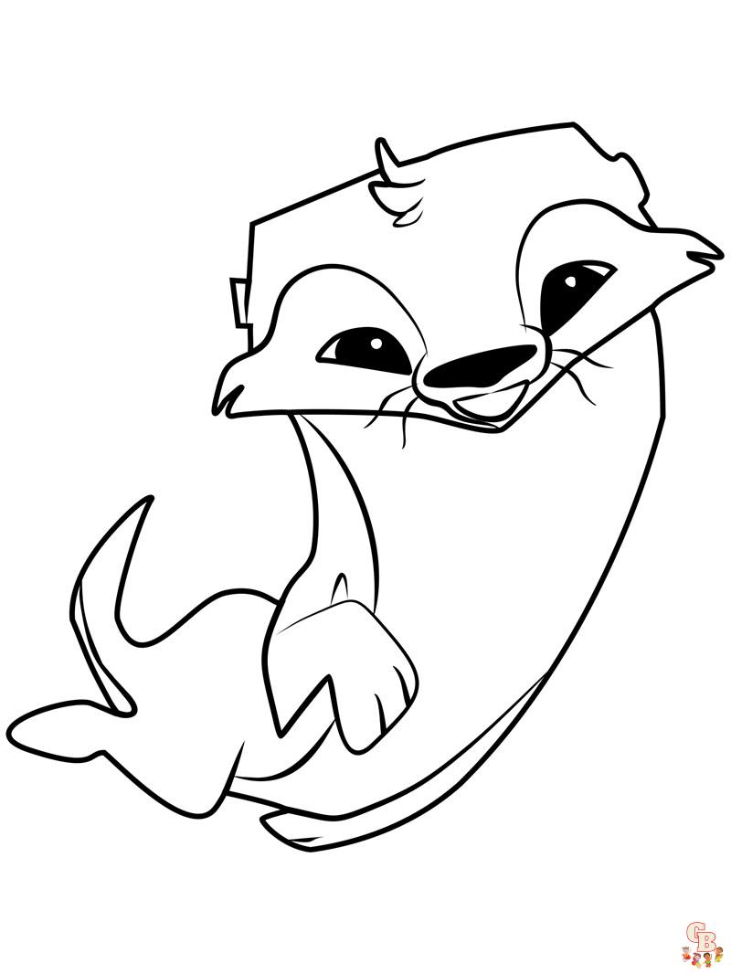 Animal Jam Coloring Pages 20