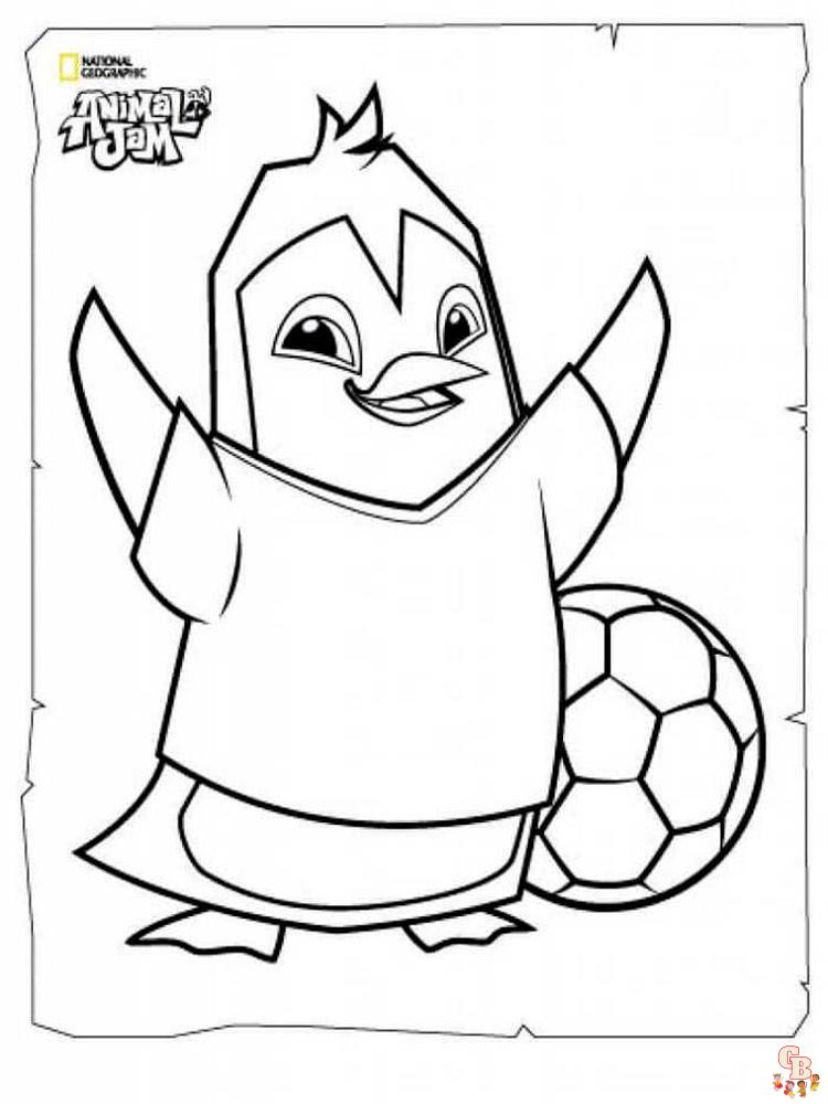Animal Jam Coloring Pages 23