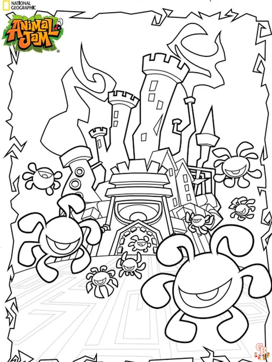 Animal Jam Coloring Pages 24