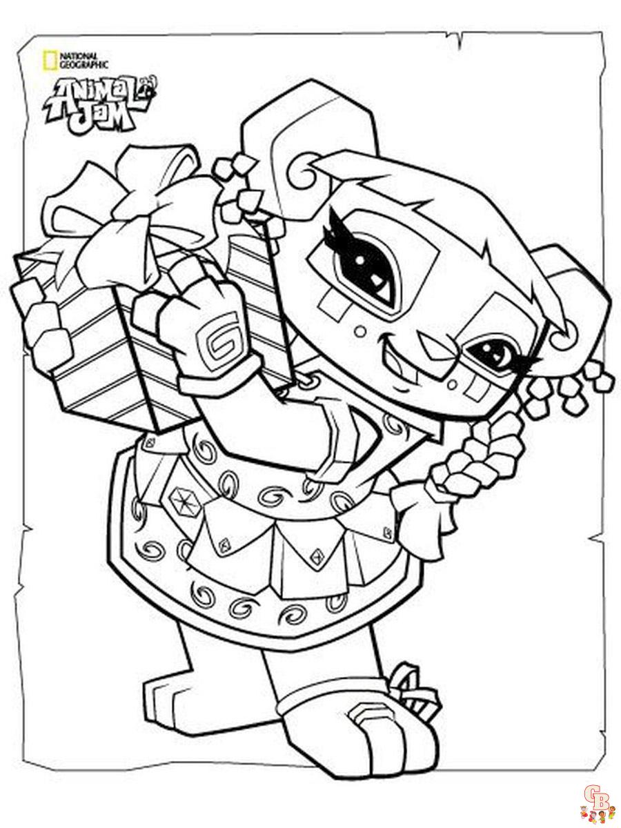Animal Jam Coloring Pages 26