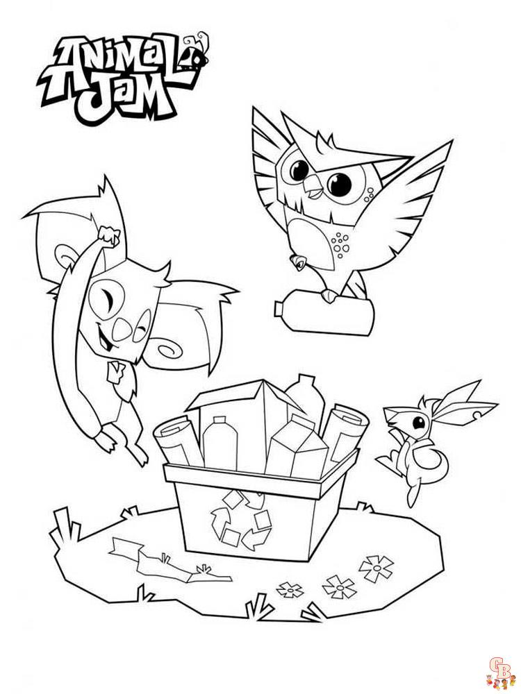 Animal Jam Coloring Pages 30