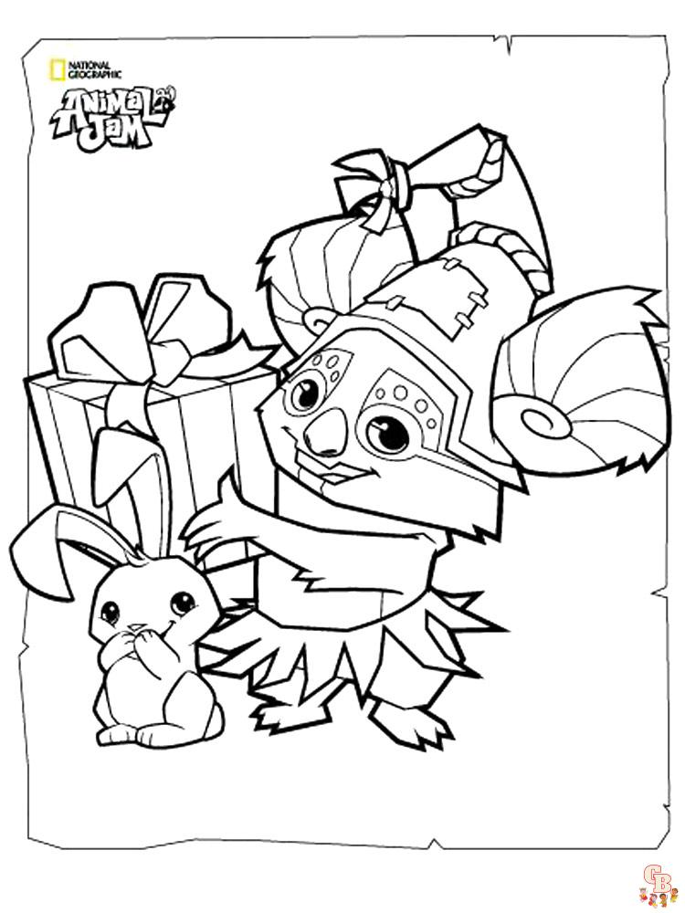 Animal Jam Coloring Pages 31