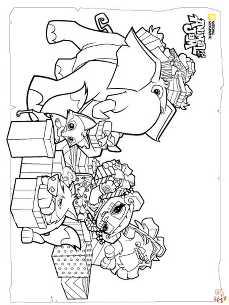 Animal Jam Coloring Pages 33