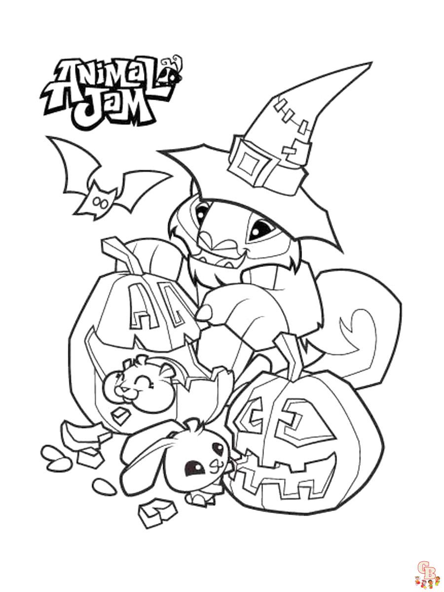 Animal Jam Coloring Pages 34