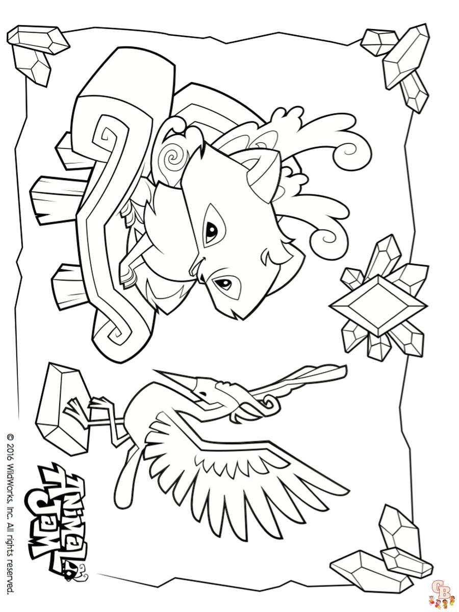 Animal Jam Coloring Pages 37