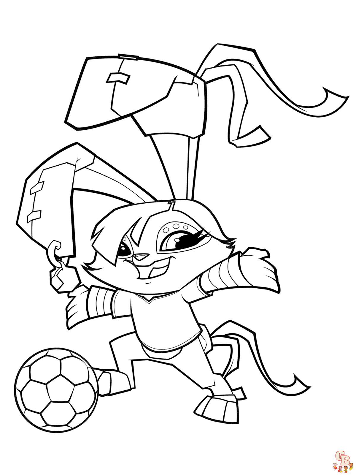 Animal Jam Coloring Pages 41