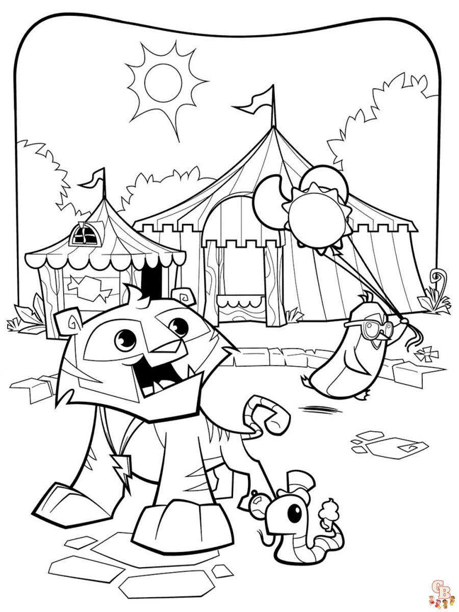 Animal Jam Coloring Pages 42